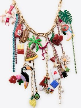 ZARA charm link necklace